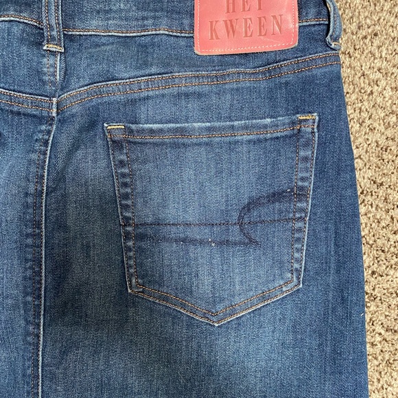 American Eagle hi rise mini skirt size 14 - Picture 6 of 6